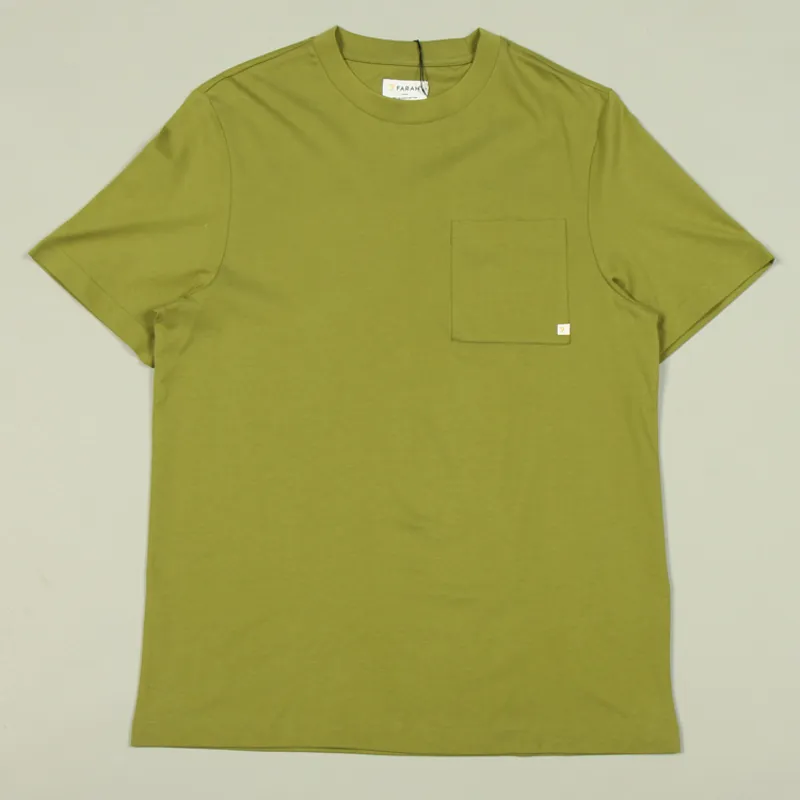 Farah Stacy Pocket T-Shirt - Moss Green